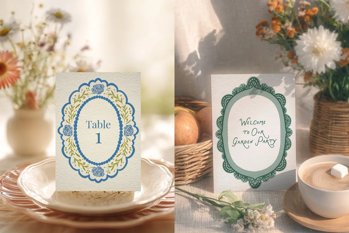 Cottagecore Decorative Frame Clipart