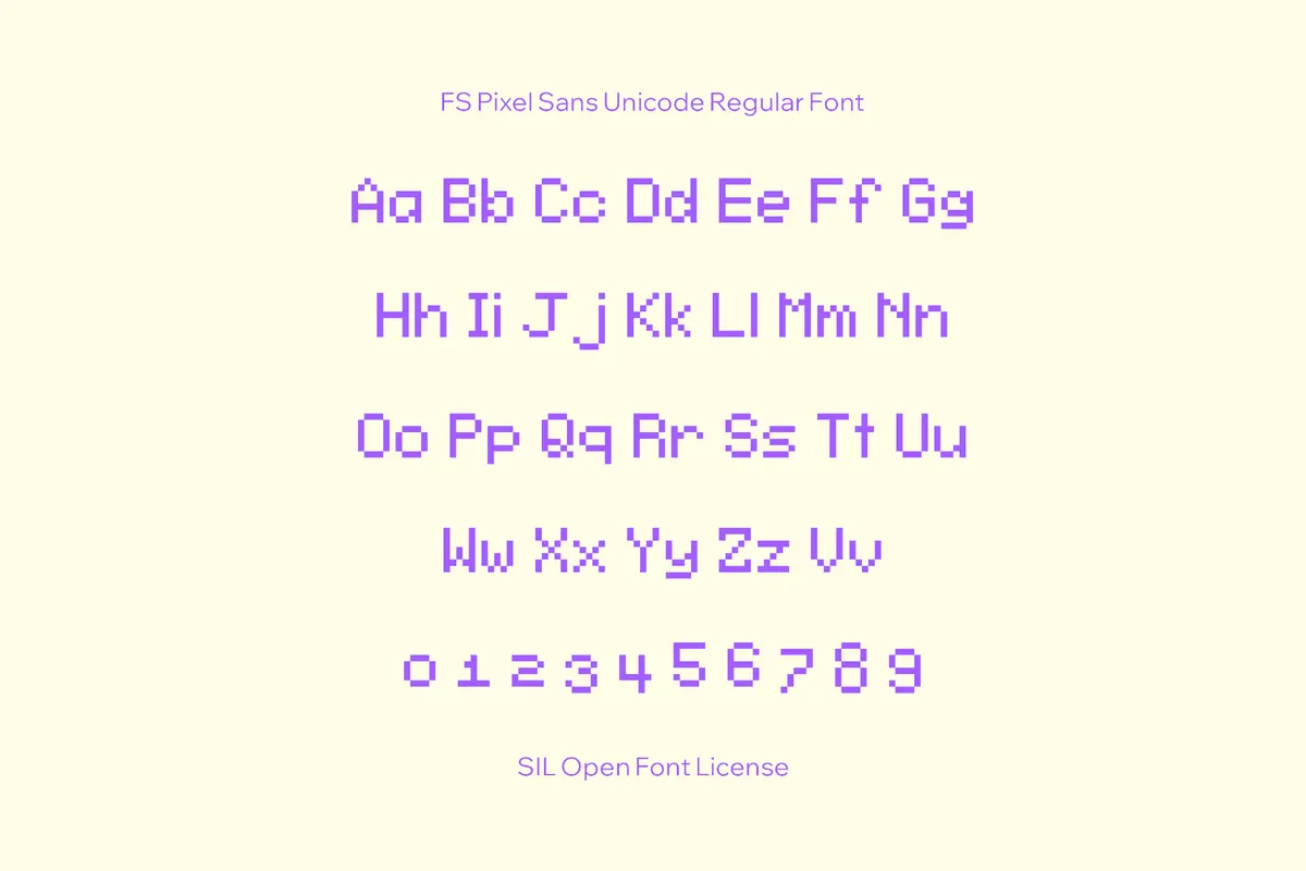 FS Pixel Sans Unicode Regular Font