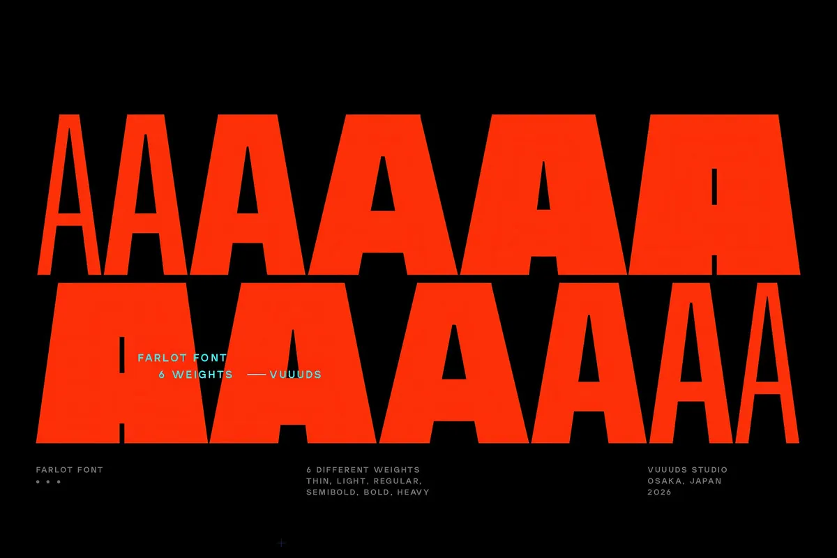 Farlot - Bold Sans Serif Display Family