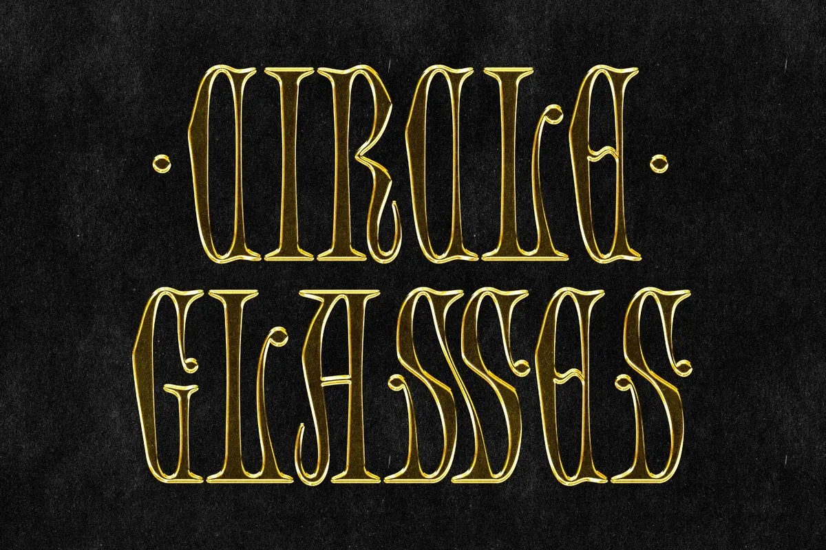 Glass Morphism Chrome Text Effect