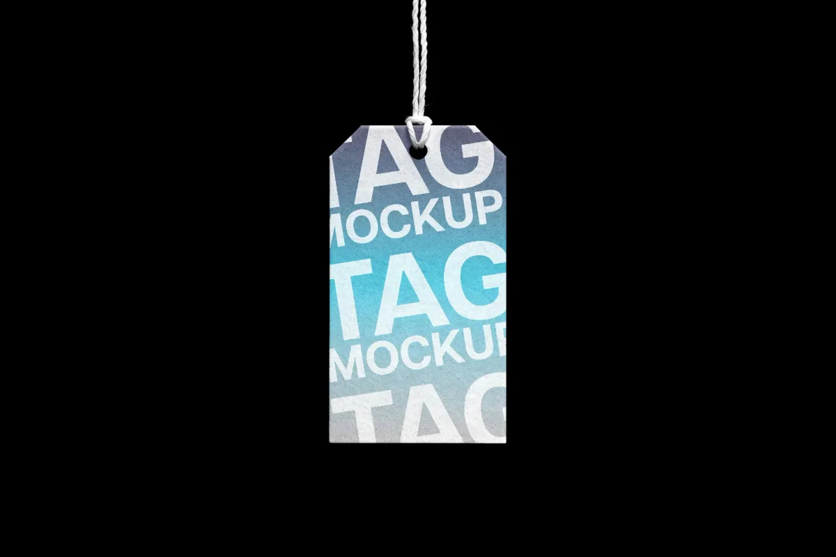Kraft Paper Tag Mockup