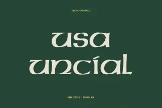 USA Uncial Font