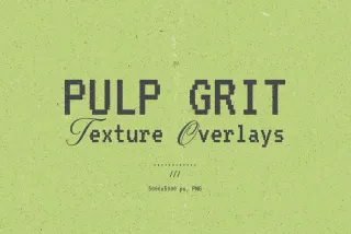 Pulp Grit Texture Overlays