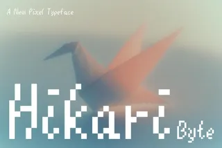 Hikari Byte - Japanese Inspired Pixel Font