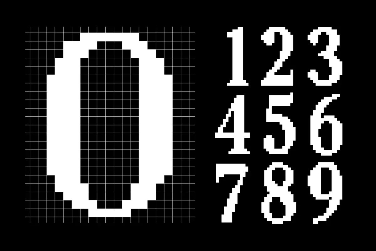 Pixelta – Bold Serif Pixel Font