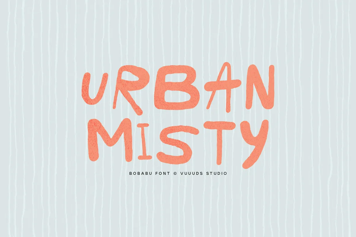 Bobabu - Playful Hand-Drawn Font