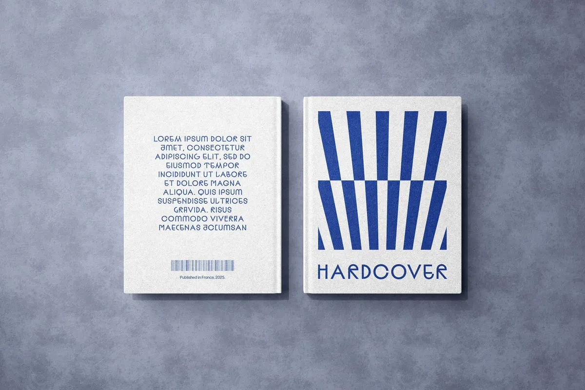 Front & Back Book Mockup