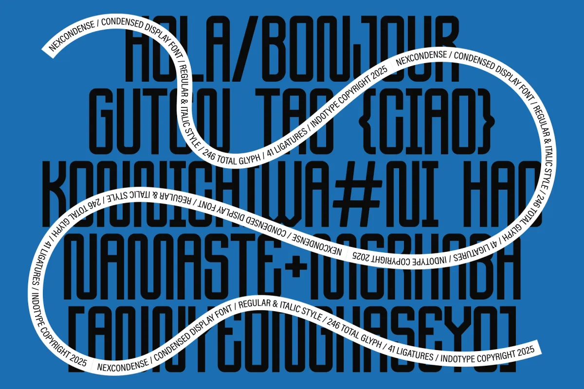 NexCondense - Condensed Display Font