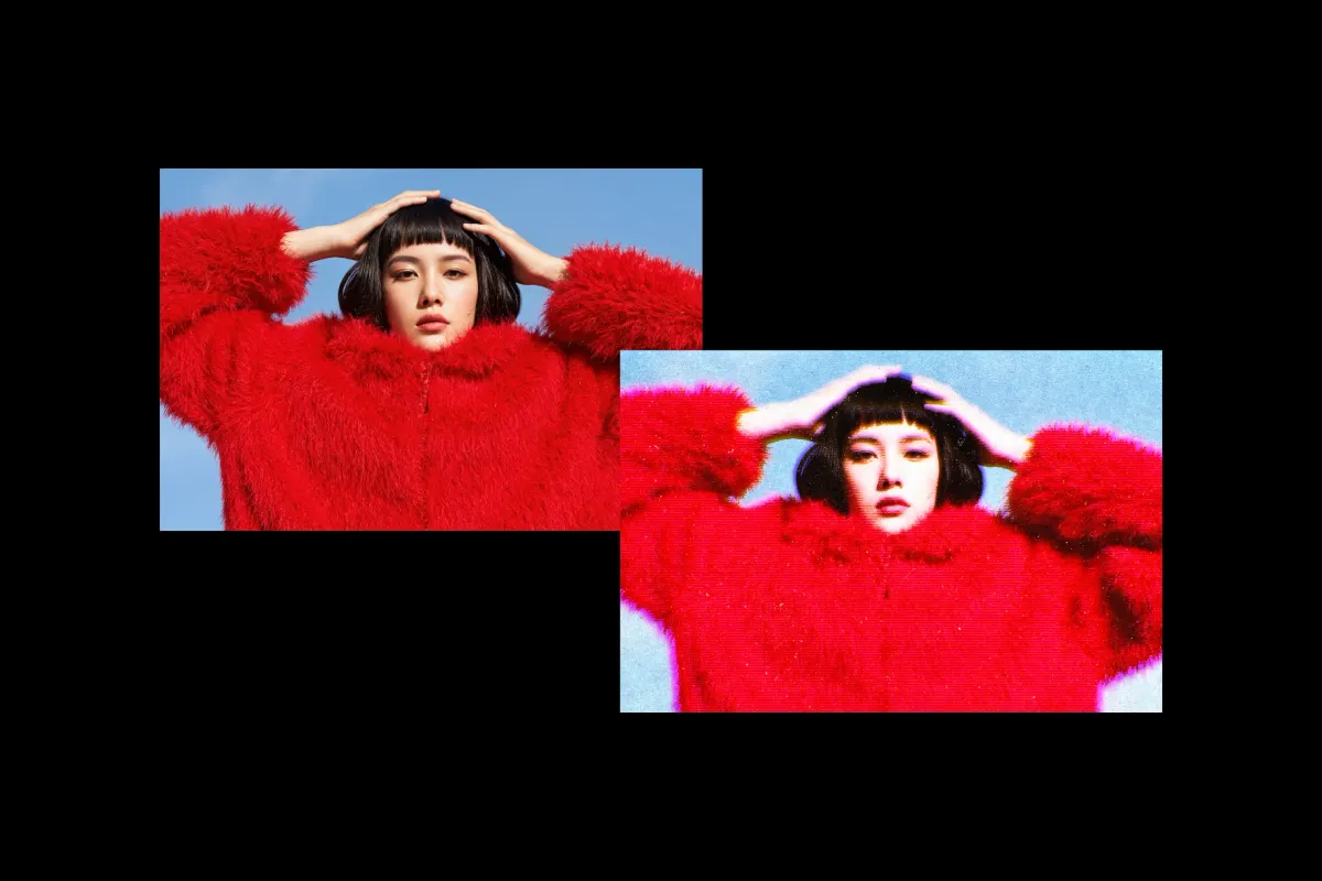 Glitch Print Effect