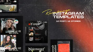 Renairange — Instagram Templates