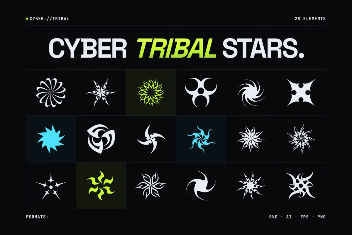 Cyber Tribal Stars