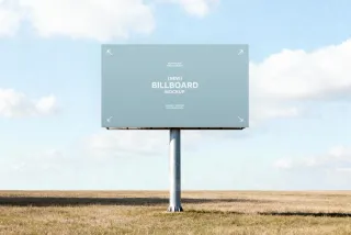 Field Billboard Mockup