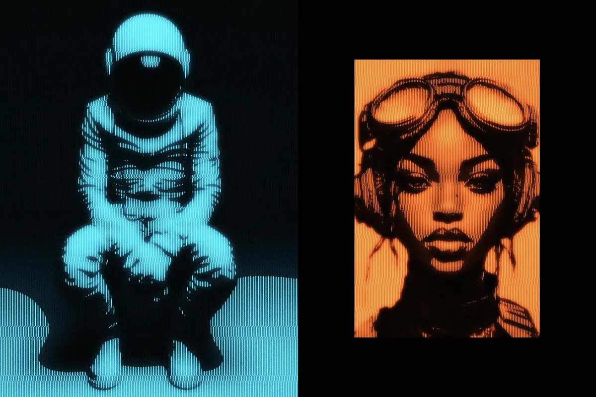 CRT Photo Effect