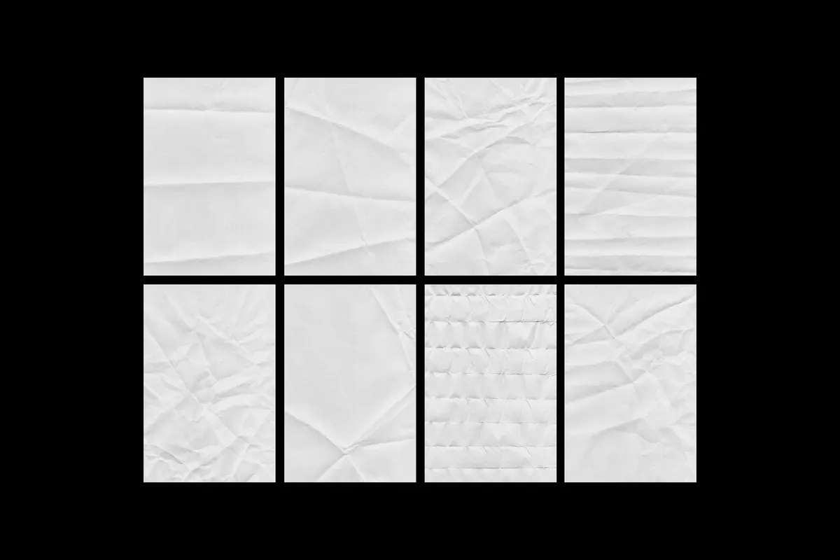 Wrinkled & Folded Papers Collection