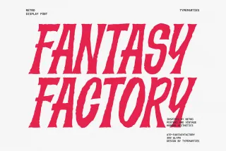 FantasyFactory - Rough Display Font