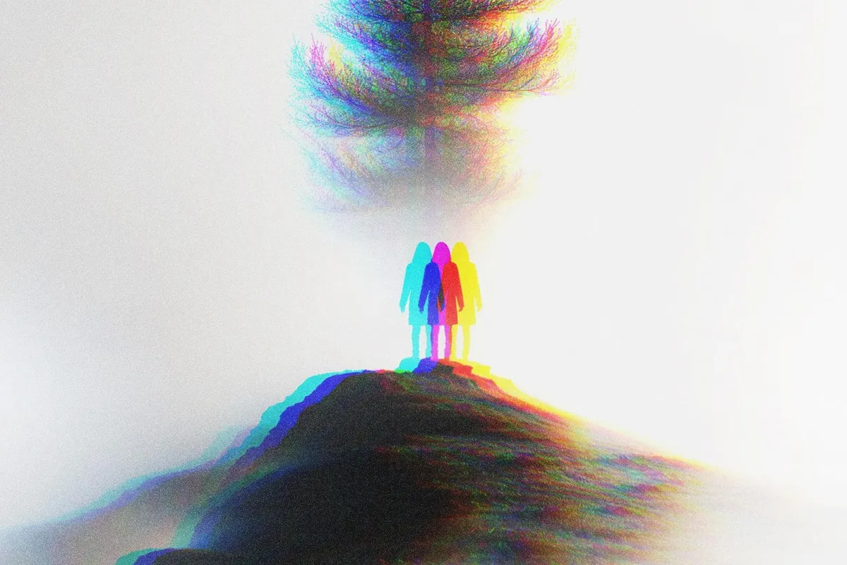 Anaglyph VHS Photo Effect