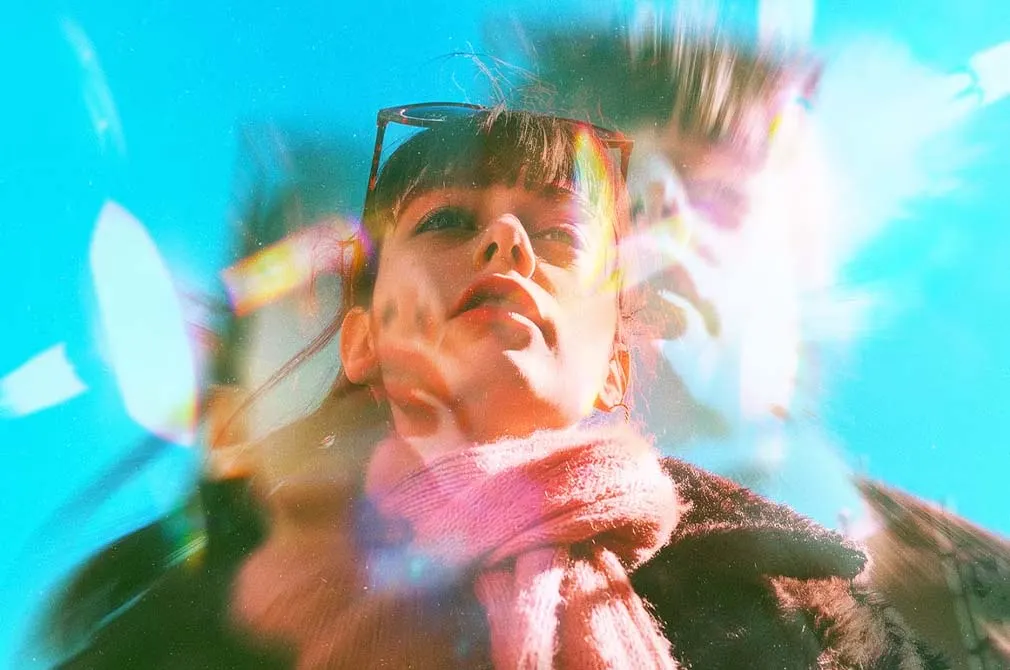 Prism Effect with Light Leak Overlay