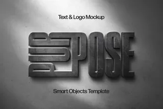 3D Outdoor Urban Sign Mockup