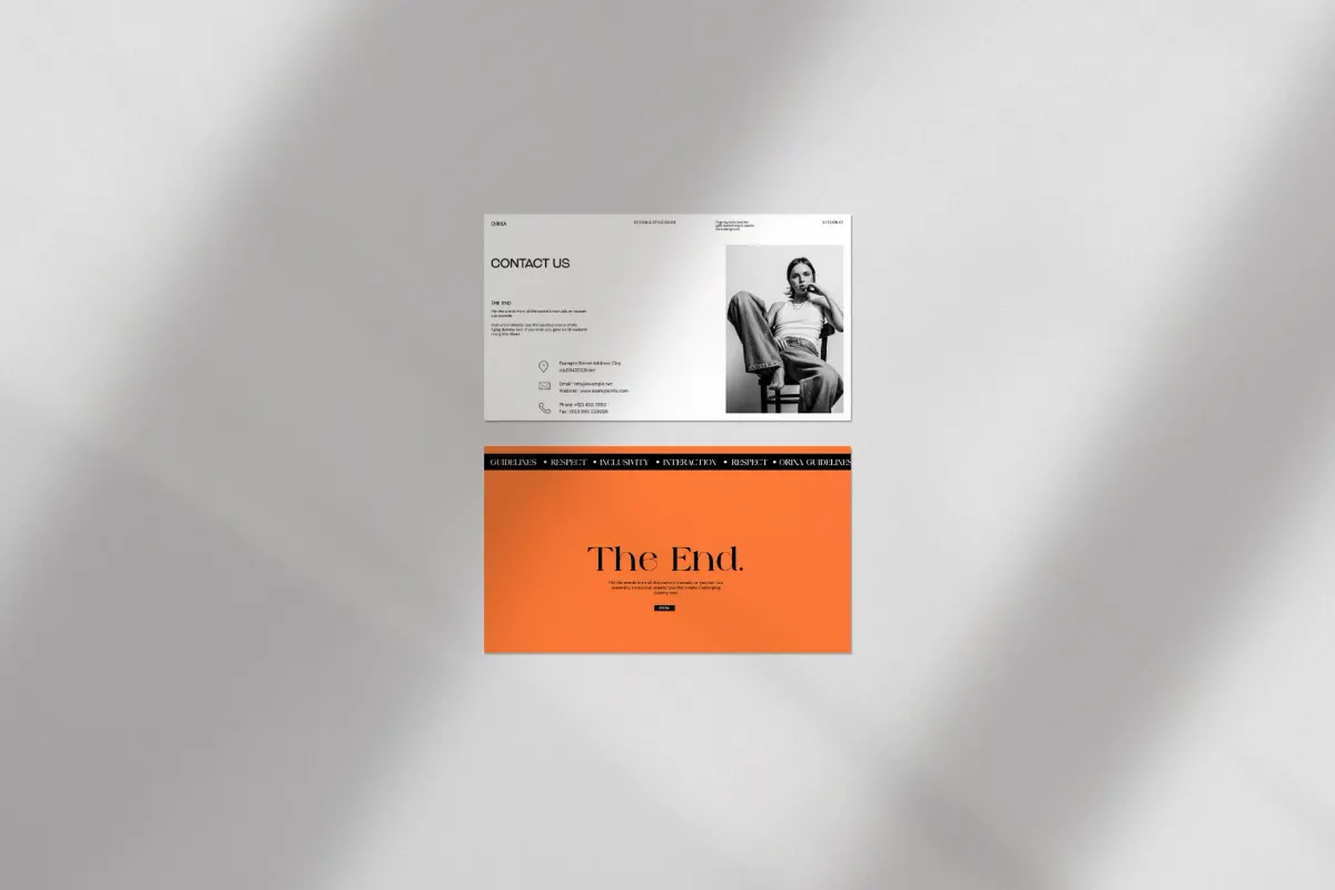 Orixa Brand Guidelines Presentation Template