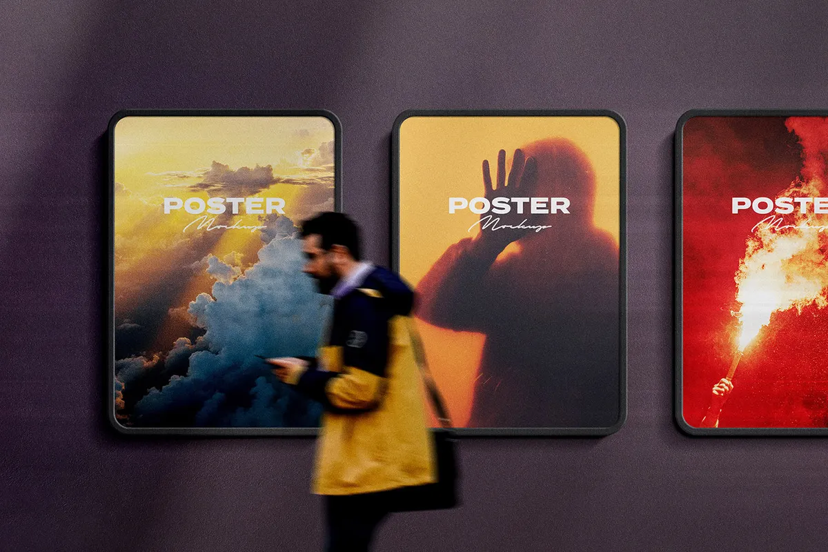 Street & Subway Poster Mockups