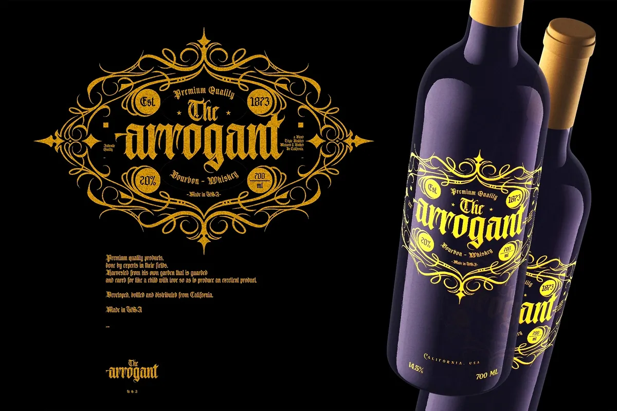 Avestrava - Ornamental Blackletter Font