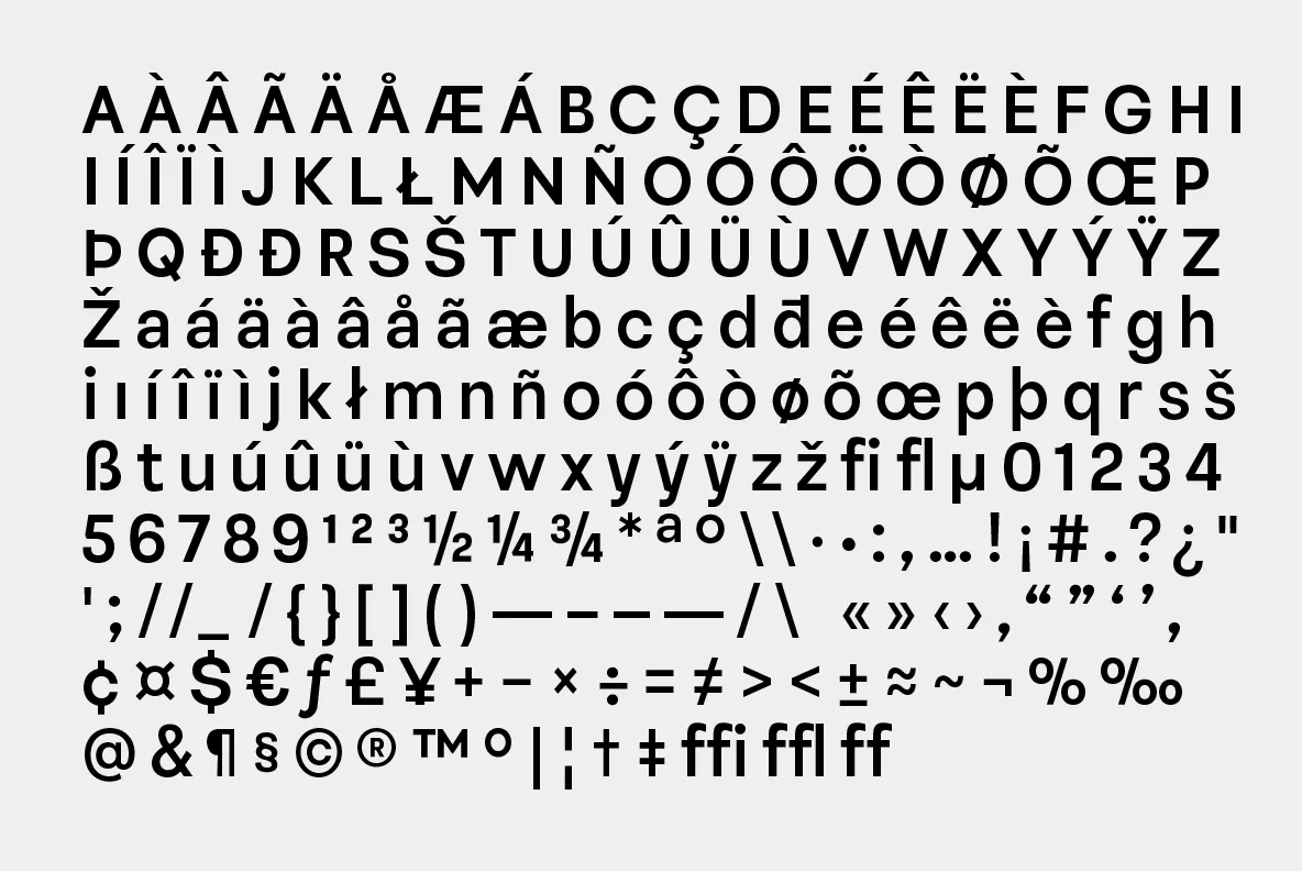 Sinteca - Clean Sans Serif Font