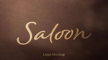 Foil Press Logo Mockup