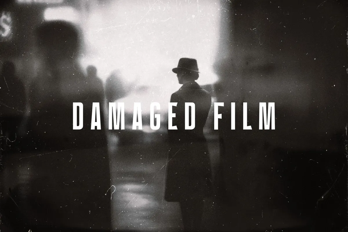 Damaged Film Photo Effect