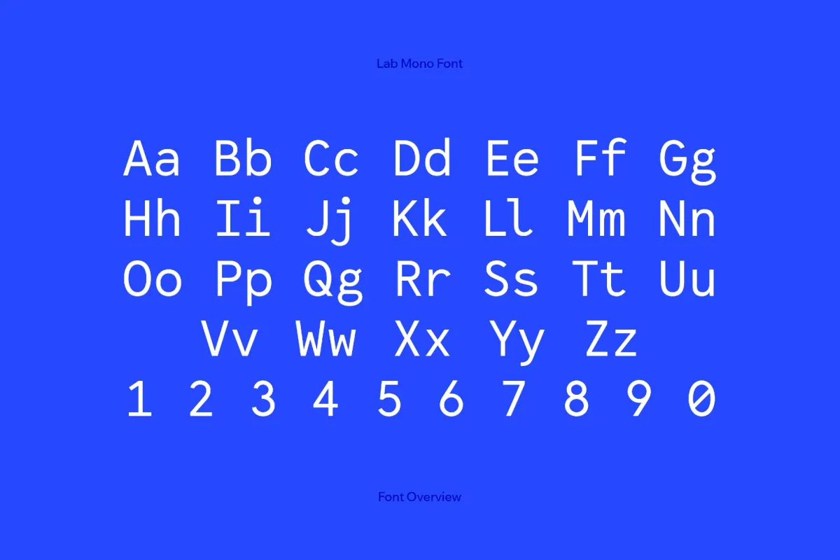 Lab Mono Font