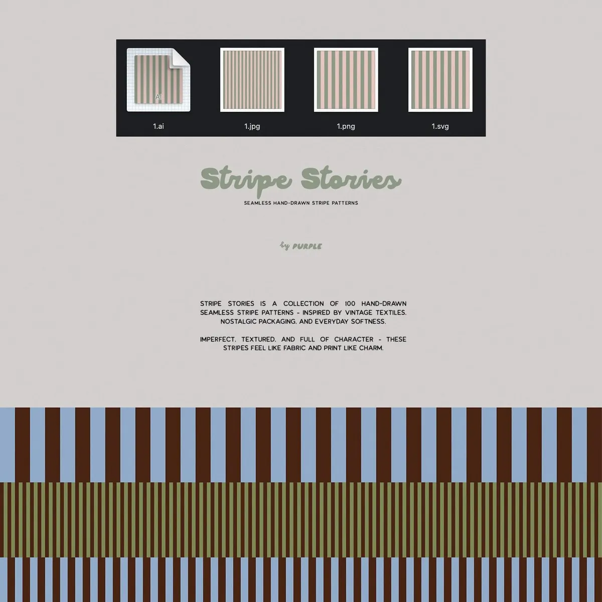 Stripe Stories: Seamless Patterns