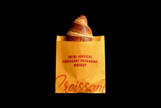 Croissant Bakery Mockup