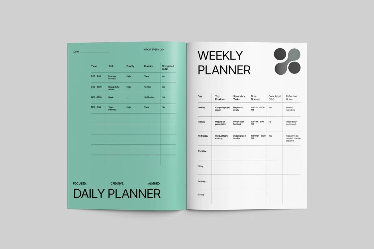 Creative Course Workbook for Affinity Template
