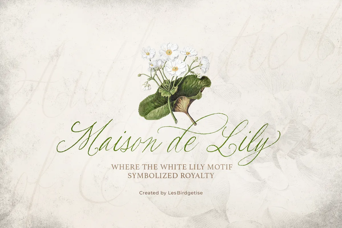 Les Bridgetise - Old Cursive Calligraphy Script