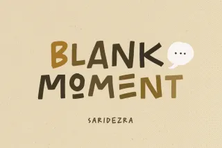 Blank Moment - Quotable Font