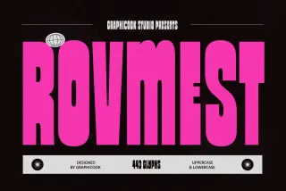 Rovmest - Ultra Bold Font