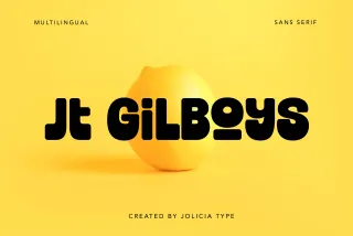 Jt Gilboys - Bold Rounded Display Font