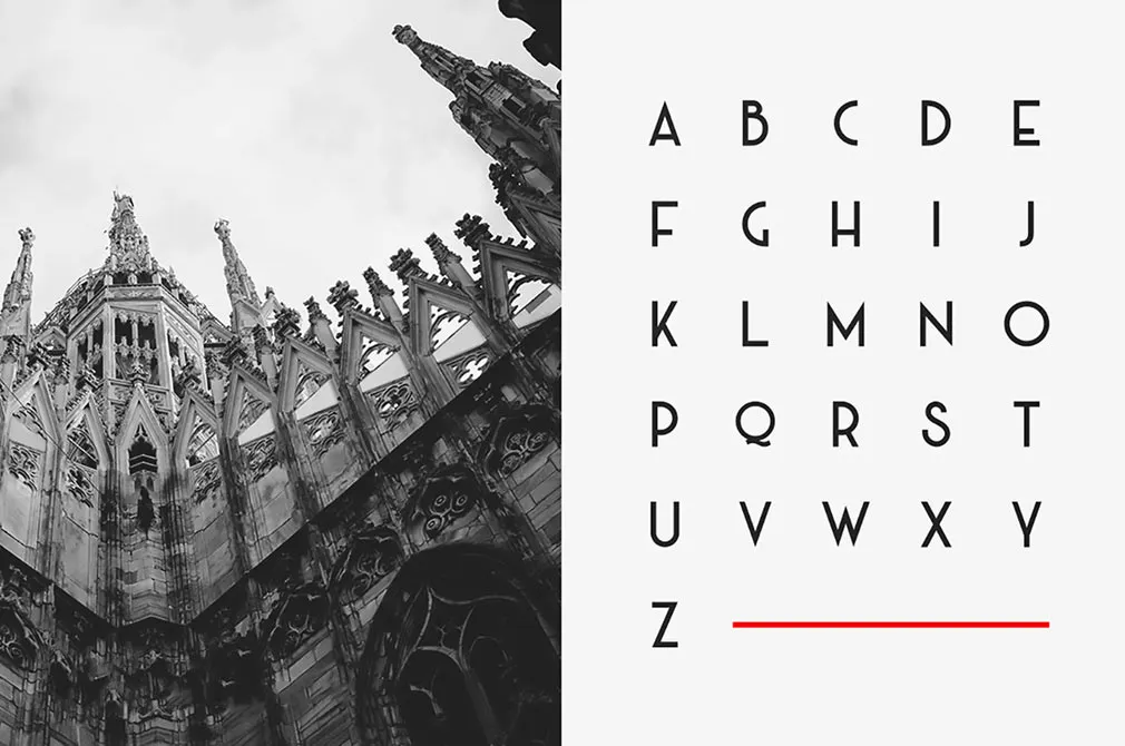 Milano Sans Serif Font
