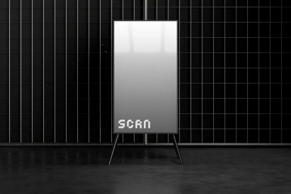 9:16 Glowing Screen Mockup