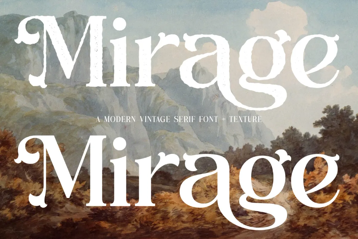 Bright Mirage - Modern Vintage Serif Font