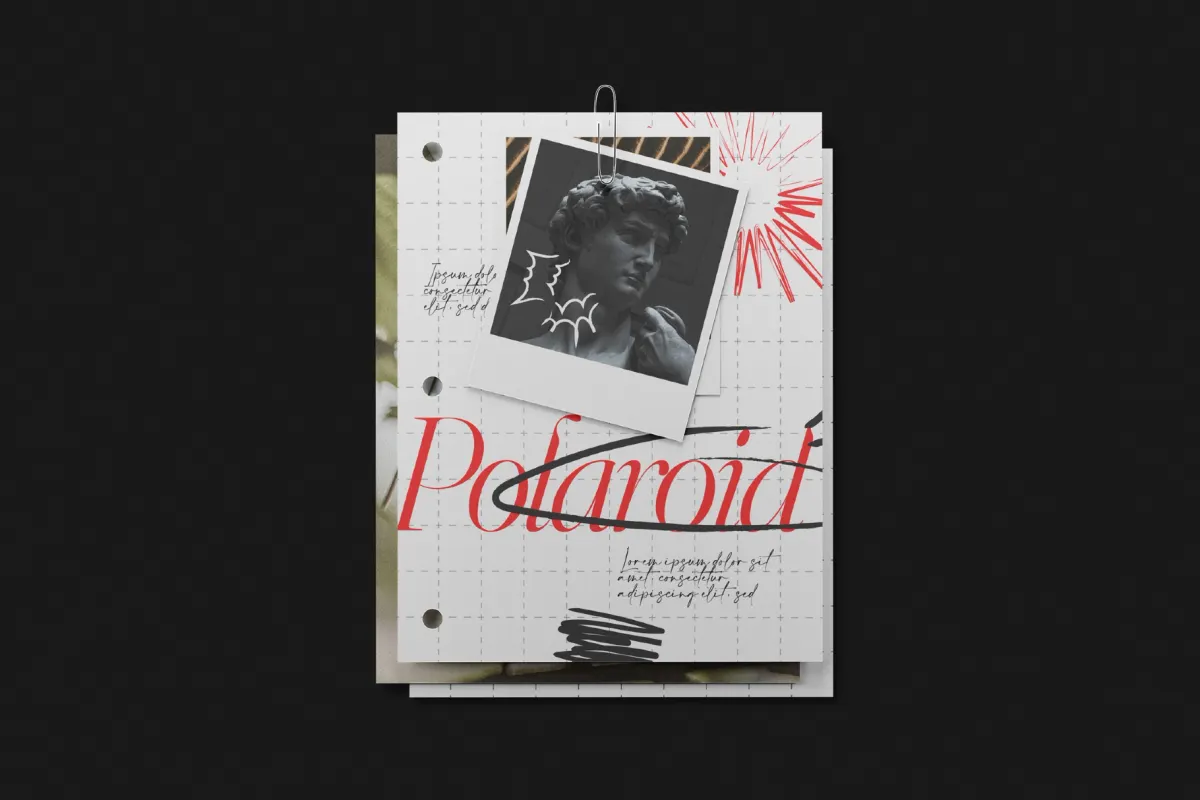 Polaroid Paper Mockup Kit