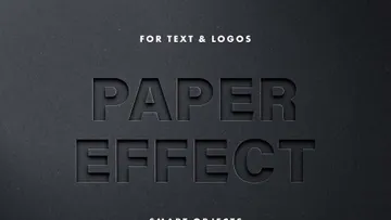 Cutout Paper Text Effect