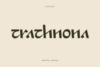 Trathnona - Runic Fantasy Font