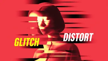 Glitch Distort Photo Effect
