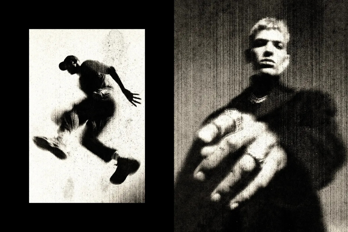 Blemished Print Photo Effect