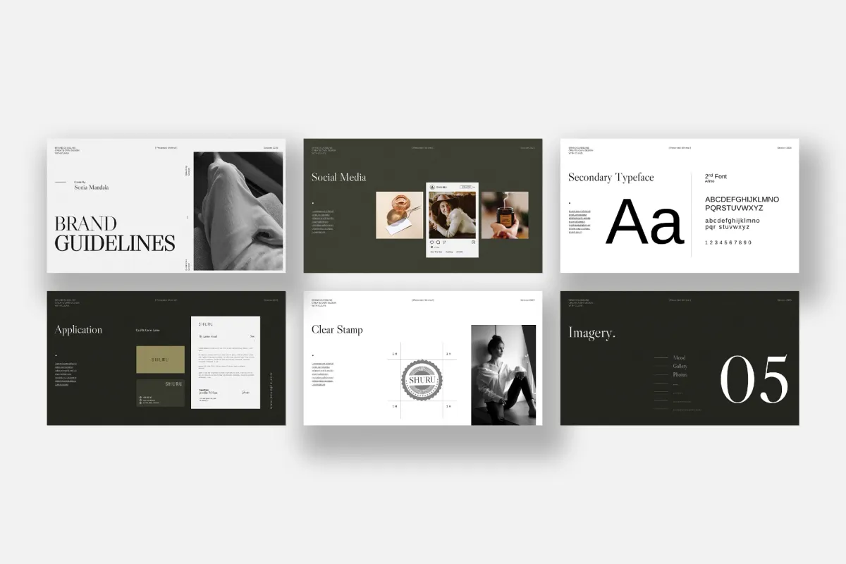 Brand Guideline Presentation Template