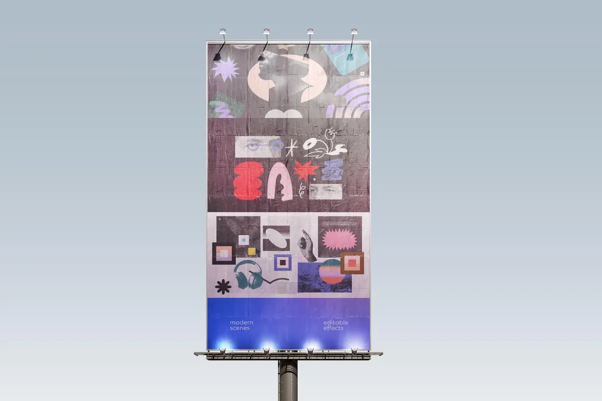 Outdoor Billboard Mockup