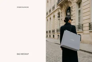 Luxury Shopping Bag Mockup