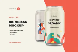Aluminium Can Mockup