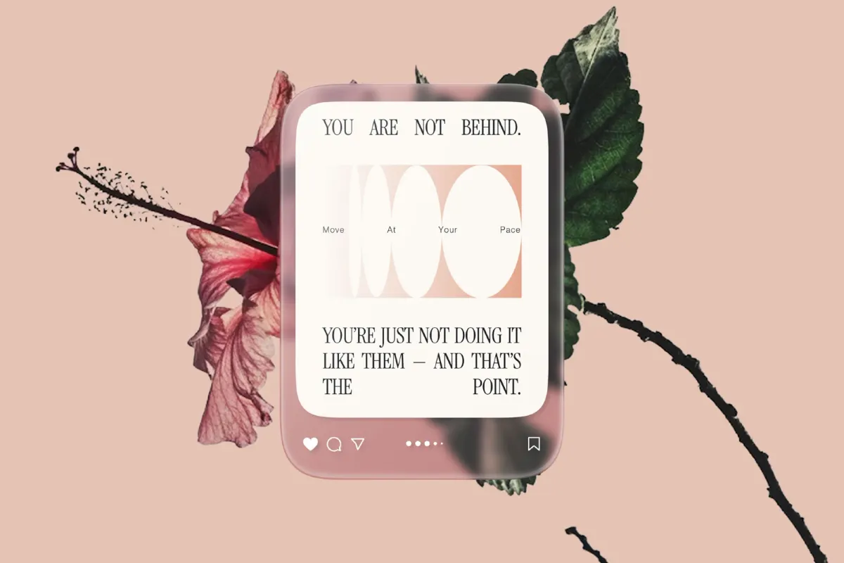 Frosted Glass Instagram Post Mockup
