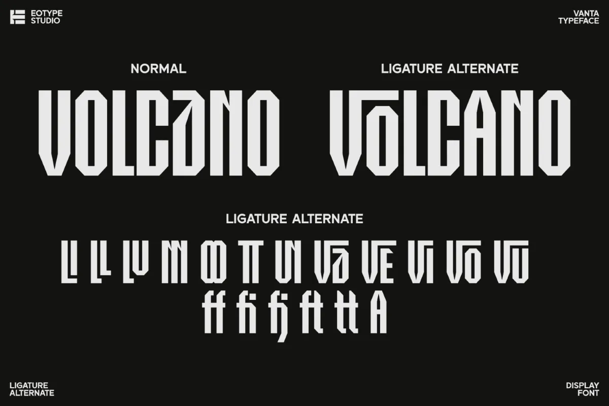 Vanta - Display Blackletter Font